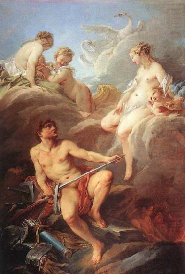 Francois Boucher Venus Demanding Arms from Vulcan for Aeneas china oil painting image